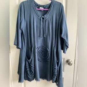 Oh My Gauze circle top